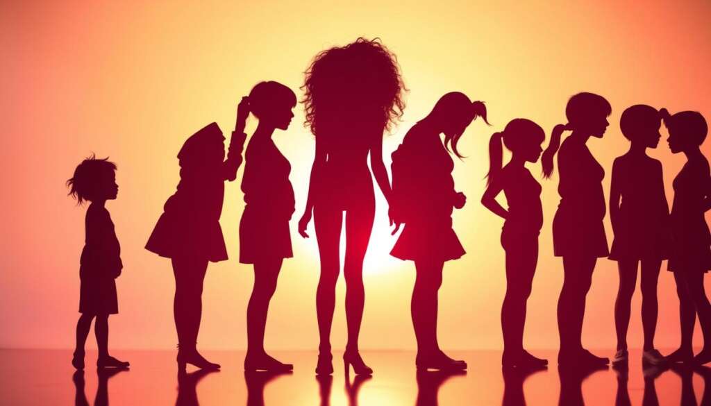 Physical developments during puberty